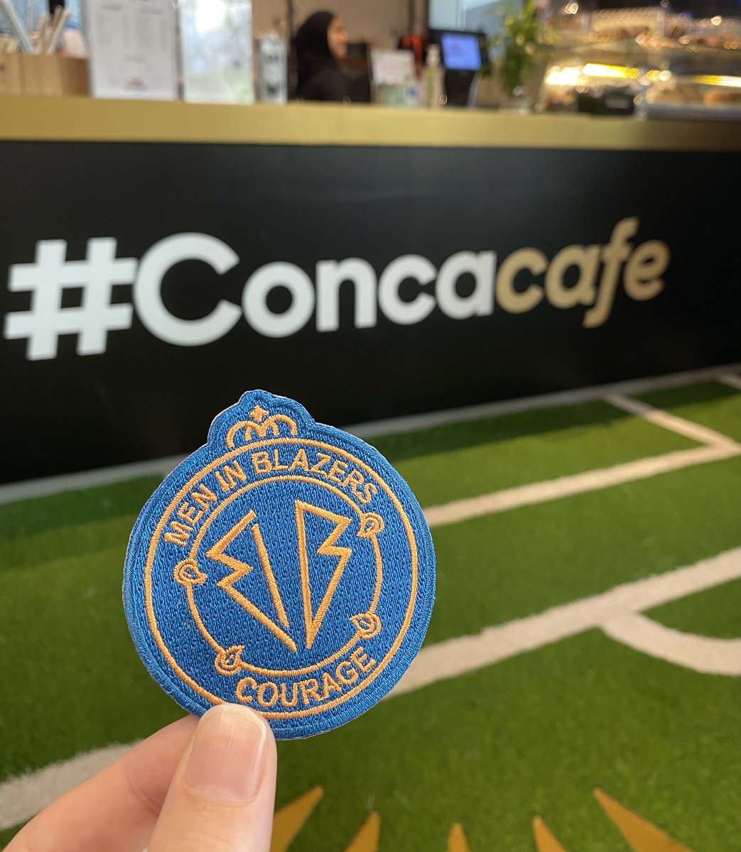 kbmsf's tweet photo. @MenInBlazers @rogbennett Patch at the #Concacafe where a 0-0 draw against your former colonial empire always tastes like Win! #GFOP https://t.co/iYSPi0ixhA