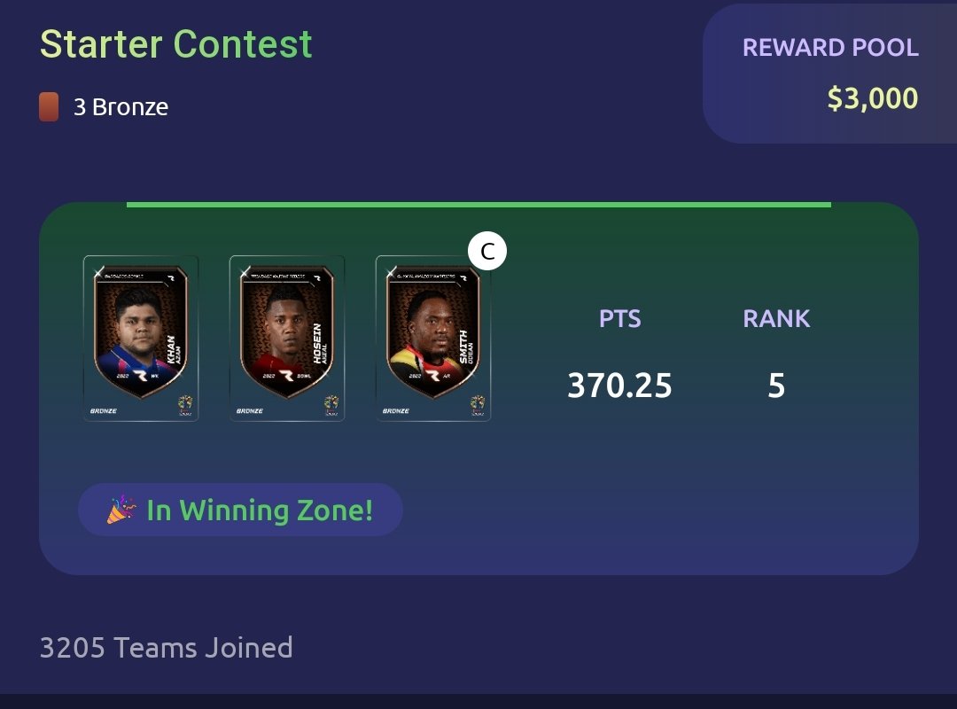 Fantasy Cricket Pro 🏏 (Viren Hemrajani) tweet media