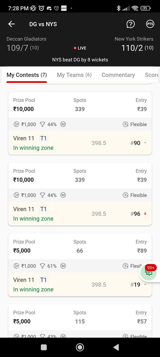 Fantasy Cricket Pro 🏏 (Viren Hemrajani) tweet media