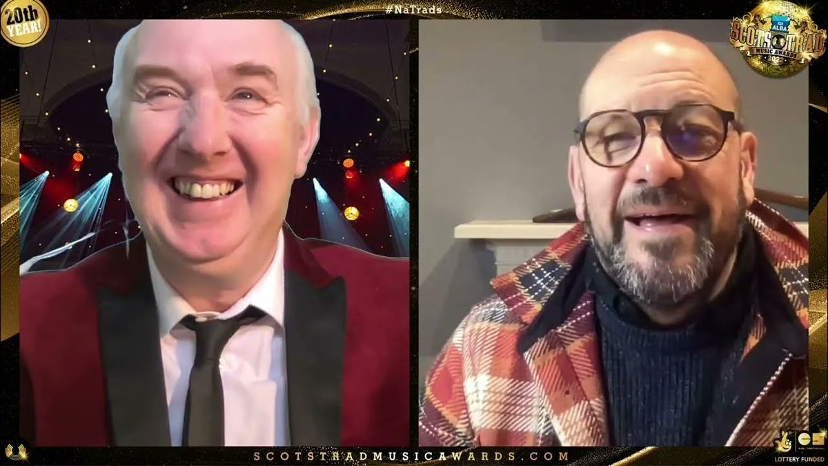 handsupfortrad's tweet photo. Watch Simon and Gary West chat about Gordon Duncan Memorial Trust's sponsorship of @MGALBA Scots Trad Music Awards. https://t.co/GsshXmRQZx @GordonDuncanMT https://t.co/ePNWhuXz8M