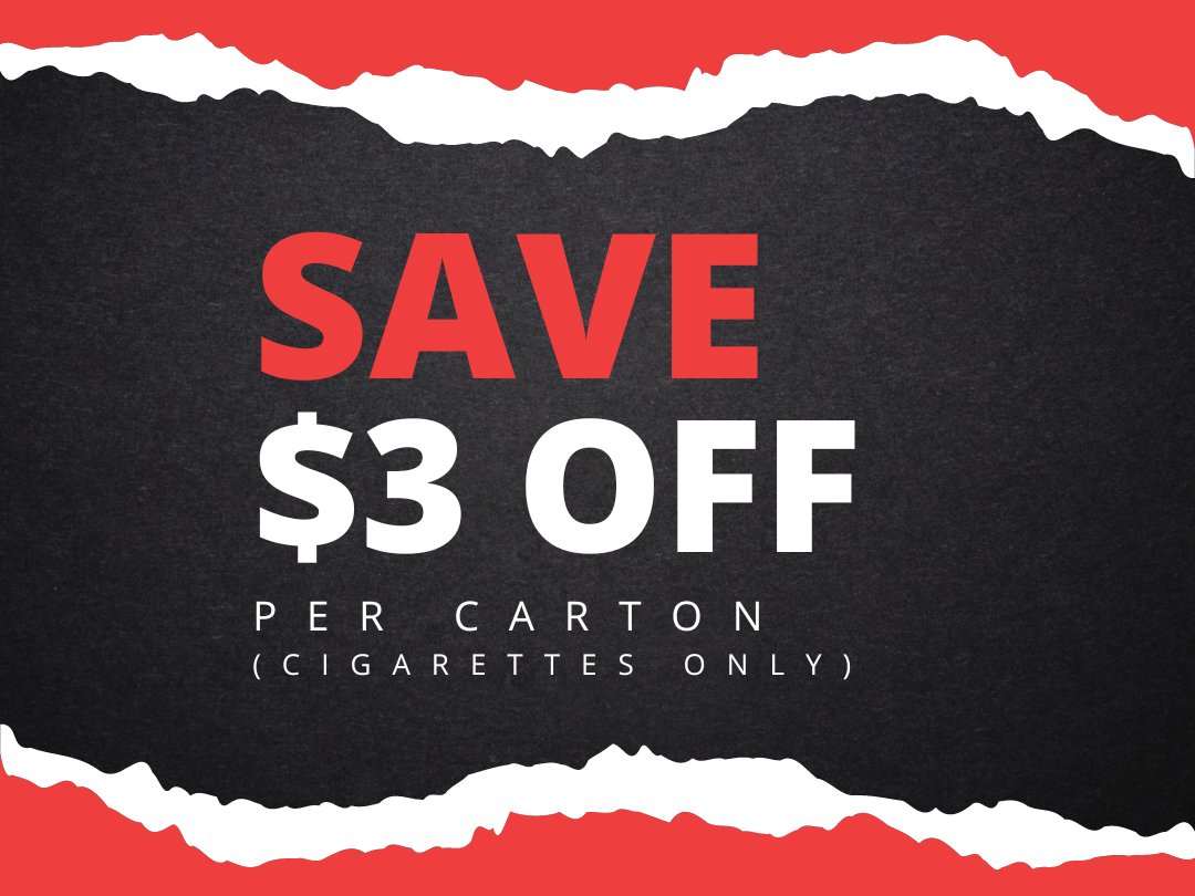 LV Paiute Smoke Shop on Twitter "Save 3 Off Per Carton! This offer