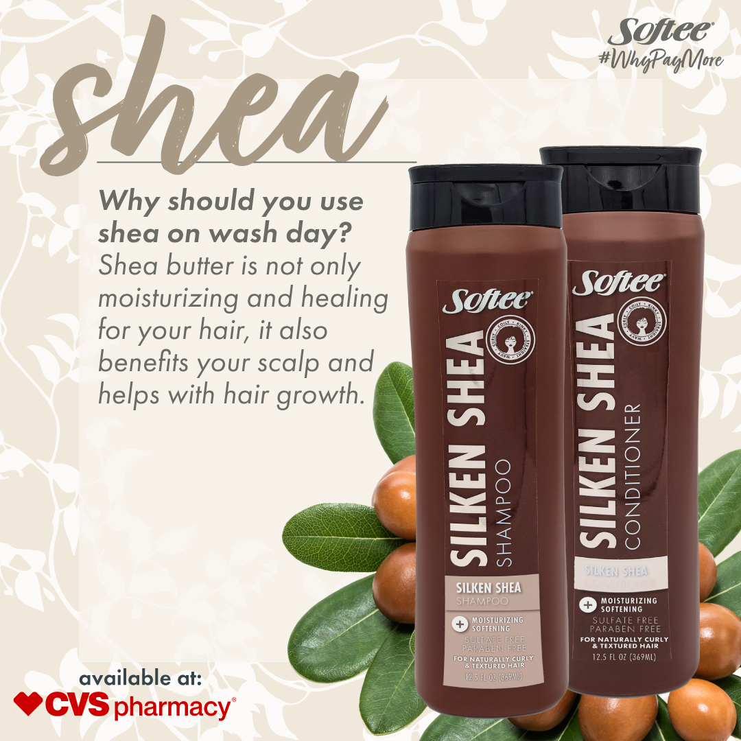 Softee_Products's tweet photo. Silken Shea Sulfate & Paraben Free Shampoo & Conditioners are on shelves NOW at #CVS. Perfect for textured curls to gently wash away build up, renew manageability & health, & hydrate and condition hair.
#softeeproducts
#whypaymore
#affordablehaircare
#naturalhair
#texturedhair https://t.co/1tZogDOQwF