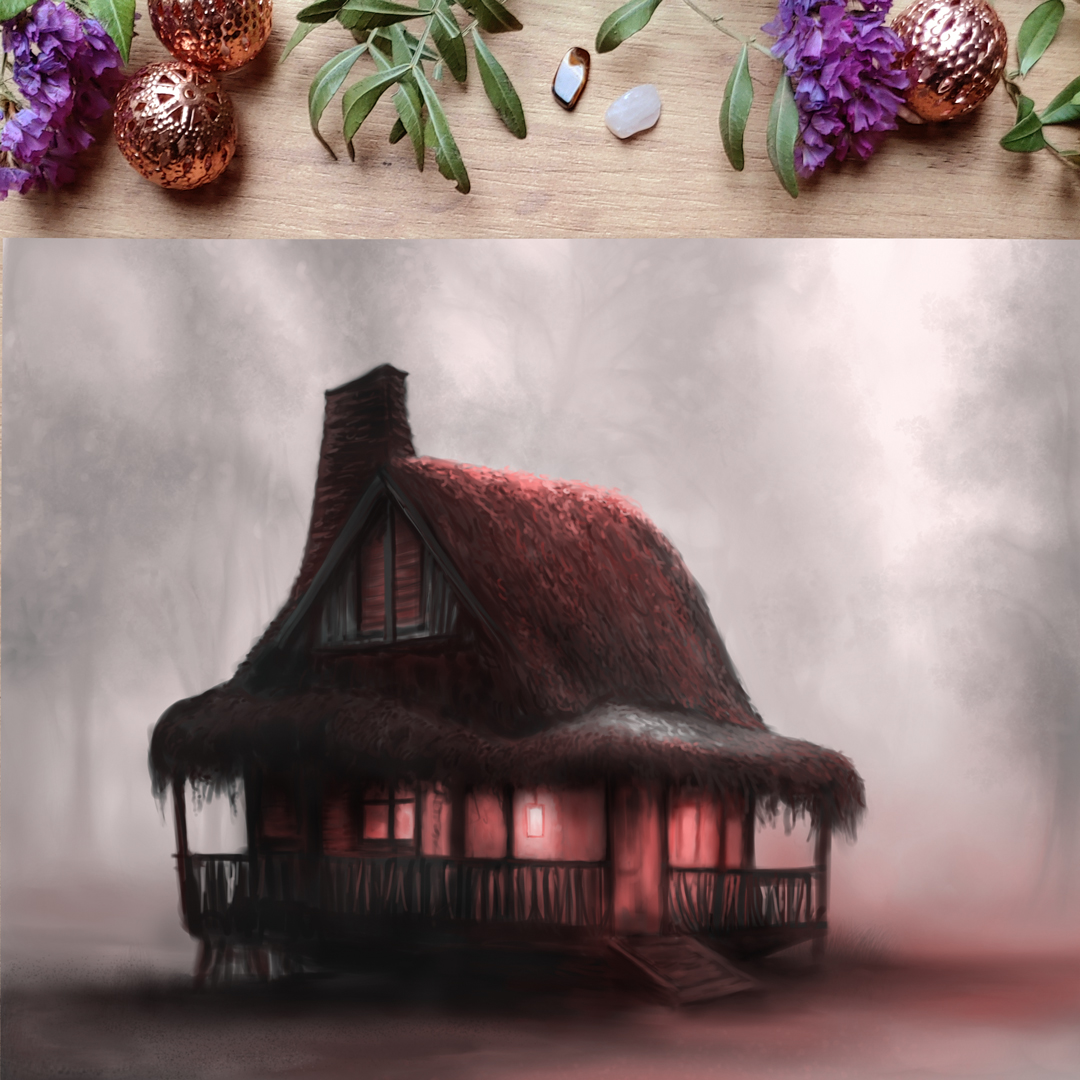 chabi_chu's tweet photo. Bewohntes Hexenhaus an einem nebligen Tag🧙
.
Gemalt ist diese kuschelige Hütte in bester Waldlage in #Procreate.
Dauer: etwa 4 Stunden.
.
Unten findet ihr ein Entstehungsvideo ❤️ 

#kleinekunstklasse #digitalart https://t.co/ftjEfP0WJB