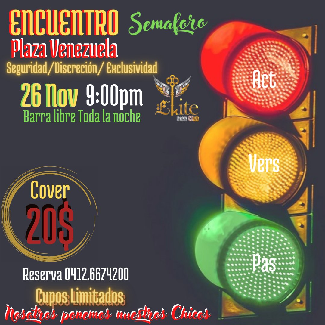 Rifaremos un cupo para nuestro evento del día de hoy. 
Solo has RT y estás participando. Solo 2 horas para participar. A las 12 anunciamos el Ganador.
<a href="/elitemenclubve/">Élite Men Club</a> 
QUE COMIENCE EL JUEGO