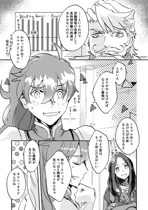 ロマニ・アーキマンを休ませたい漫画
※ゴッフもロマニもいる謎カルデア時空です
※一部ネタバレ含みます注意 
