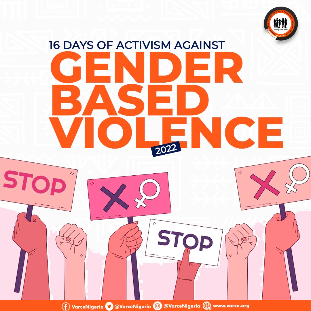 VARCENigeria's tweet photo. #VARCETeam join the rest of the world for the  #16DaysOfActivism

Our #16DaysOfActivismAgainstGBV will be #16DaysOfAction

Follow us as we advocate against #GBV, encourage everyone to #speakout #sorosoke

Silence is violence✌
@UNFPANigeria @UNICEF_Nigeria @unwomenNG @KorieUNFPA https://t.co/0cnvTONzI8