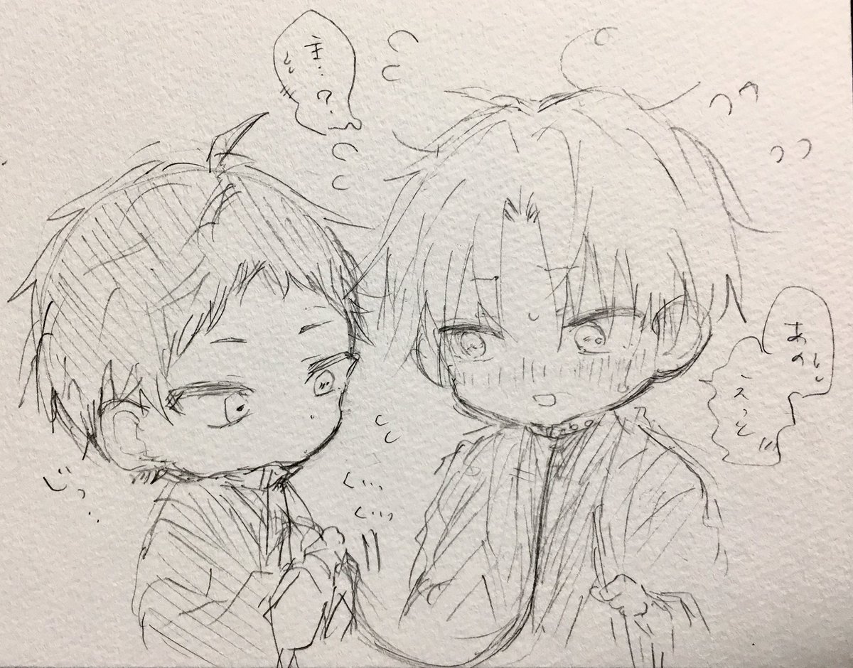 しかもこれ……こないだ私が描いた主へし を……大好きフォロワが……描いてくださって……もう……もう愛しか…………(見て……) 