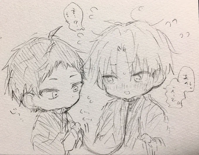 しかもこれ……こないだ私が描いた主へし を……大好きフォロワが……描いてくださって……もう……もう愛しか…………(見て……) 
