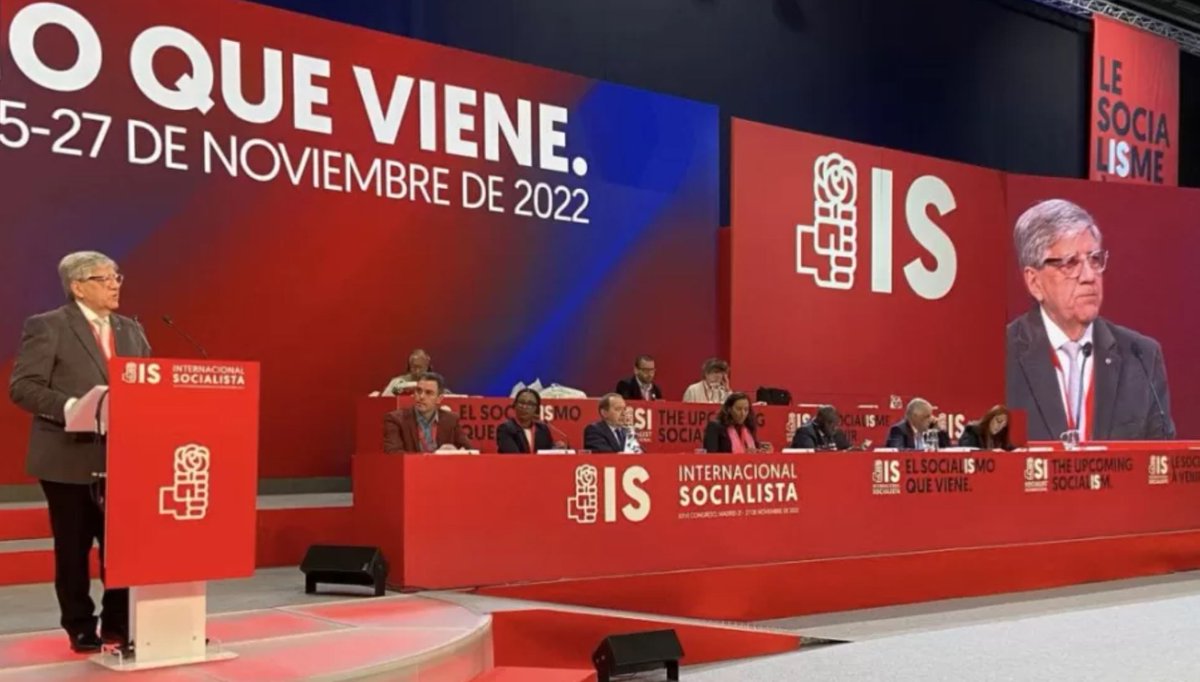During the XXVI Congress of the Socialist International (SI) in Madrid #Armenian Revolutionary Federation member Mario Nalbandian was re-elected as Vice President of SI. SI is a worldwide organisation of political parties which seek to establish democratic socialism. #Armenia