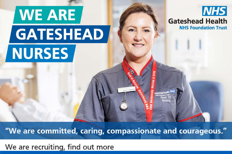 We are hiring! We're looking for compassionate, talented nurses to join our growing team. Check out our open positions and make a change today! 💙 qegateshead.nhs.uk/careers/nursin… 💙  Save lives, change lives at Gateshead Health