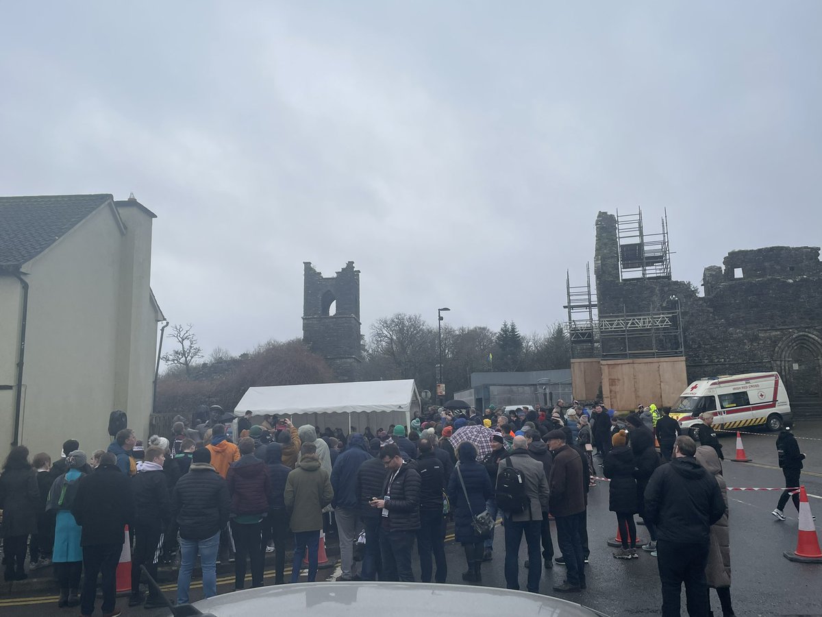 PadraigMcKeon's tweet photo. Post lunch detour from #Cong22 to see ‘Hands of Cong’ ceremony with @IrishRugby and @leinsterrugby’s James Ryan https://t.co/K7F6G0urhJ