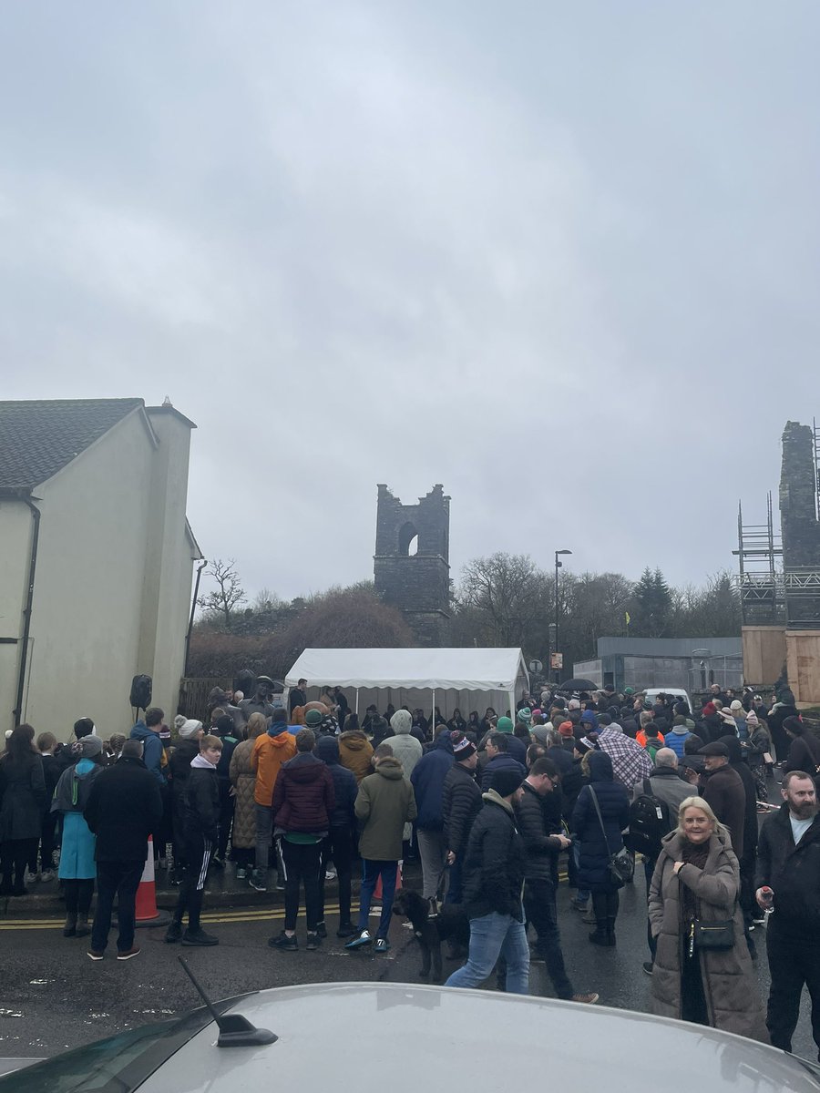PadraigMcKeon's tweet photo. Post lunch detour from #Cong22 to see ‘Hands of Cong’ ceremony with @IrishRugby and @leinsterrugby’s James Ryan https://t.co/K7F6G0urhJ