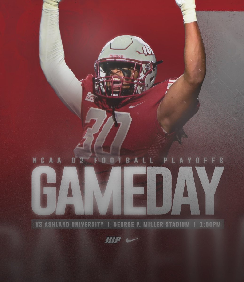 IUPfootball's tweet photo. It's playoff timeβΌοΈ
π: Ashland
π: Super Region One Semifinals
ποΈ: Miller Stadium - 1:00 PM
πΉ: https://t.co/V5HMTeSrj8
π: https://t.co/bjZcMfGYRG
π»: https://t.co/jXQhKQpZnI
π: https://t.co/p3e9EymcfY
#ALLIN22 https://t.co/xtKE2scCk1