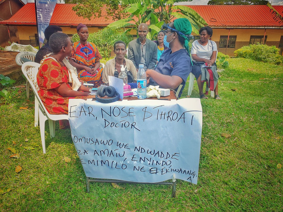 Did this in Bukedea now doing it here in wakiso! Jinja-kalori #Uganda! Set up my #ENT Station. i really thought i wasnt going to get any patients at this camp,saw over 40 patients with ENT conditions!
#ENTtwitter @YO_IFOS
@TheUMAofficial @osuganda1 @radiomariaug @MinofHealthUG