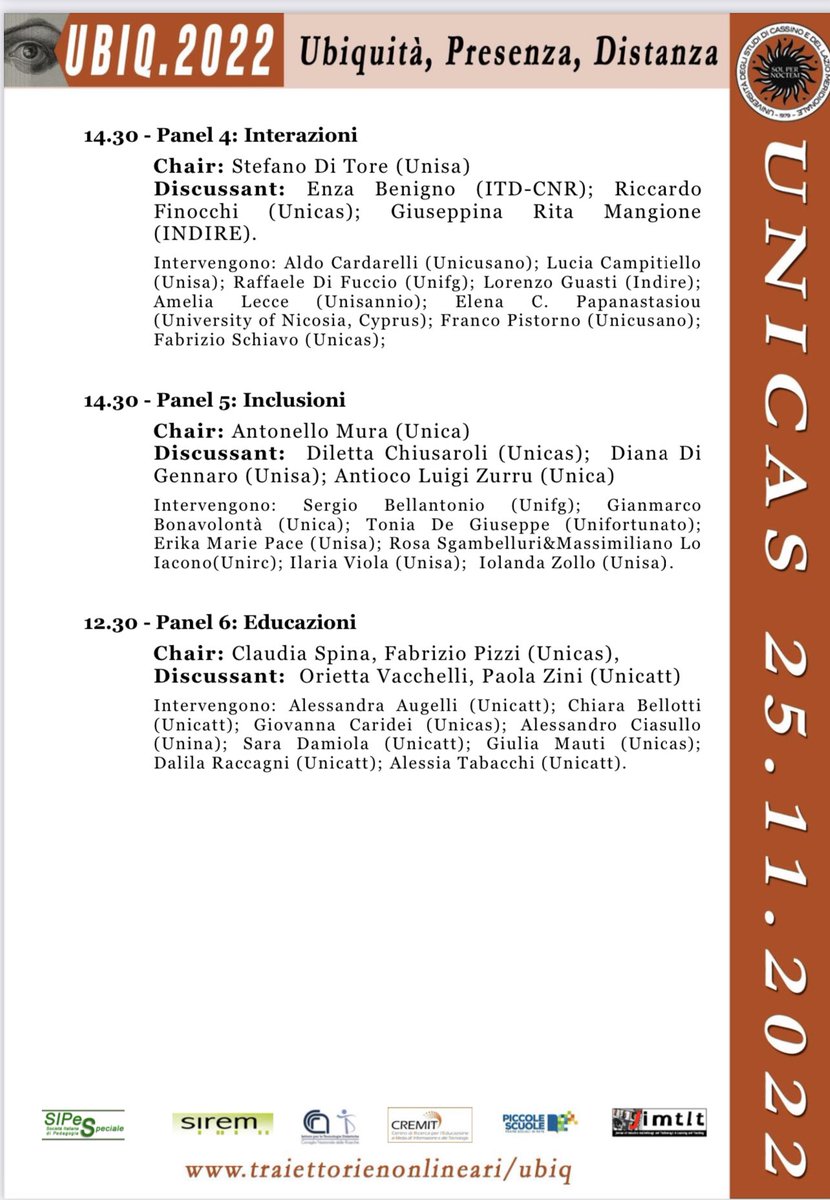 massibebop's tweet photo. Metaverso e prospettive in e per la didattica. Sviluppi e nuove frontiere. Possibili relazioni con l’UniversalDesignforLearning e l’Inclusione. Tutto questo al convegno Ubiq.2022.- Metalwelt Corpi Interazioni Educazioni @uni_cassino @sgambellurirosa #metawelt #inclusione https://t.co/EawzzQ8l8M