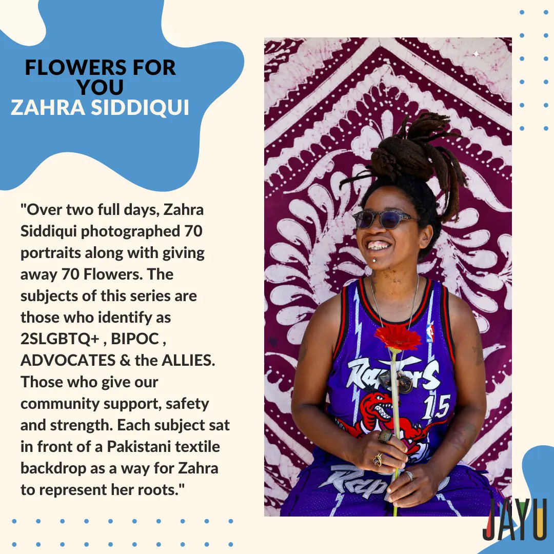 JayuCanada's tweet photo. JAYU is happy to shine a spotlight on a passionate iAM mentor and friend to the JAYU community, Zahra Siddiqui! We are so lucky to work alongside such a talented artist and share a joint mission of sharing human rights stories through the arts ๐ผ๐ธ๐ #JAYUcanada #iAMseries https://t.co/g1wLSy4djQ
