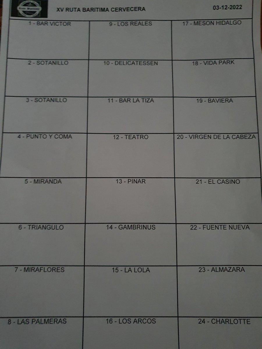 rutabaritima's tweet image. Os esperamos el próximo día 3 de Diciembre a las 12 para la XV Ruta Baritima Cervecera