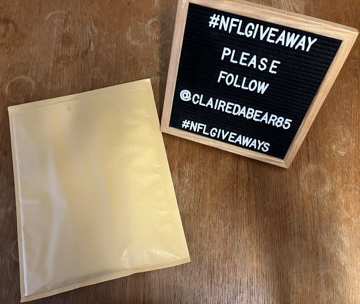 Claire Da Bear (@clairedabear85) on Twitter photo I’m doing a #MYSTERY #SIGNED Envelope #NFLGIVEAWAY Containing #SWAG & at least 2 signed 8x10s For a chance 2 #win this fun #prize you MUST b following <a href="/clairedabear85/">Claire Da Bear</a> & RT this link. This #Giveaway will run till the 9/12 is open 2 ALL fans globally #NFLTwitter #HappyHolidays #NFL I’m doing a #MYSTERY #SIGNED Envelope #NFLGIVEAWAY Containing #SWAG & at least 2 signed 8x10s For a chance 2 #win this fun #prize you MUST b following <a href="/clairedabear85/">Claire Da Bear</a> & RT this link. This #Giveaway will run till the 9/12 is open 2 ALL fans globally #NFLTwitter #HappyHolidays #NFL