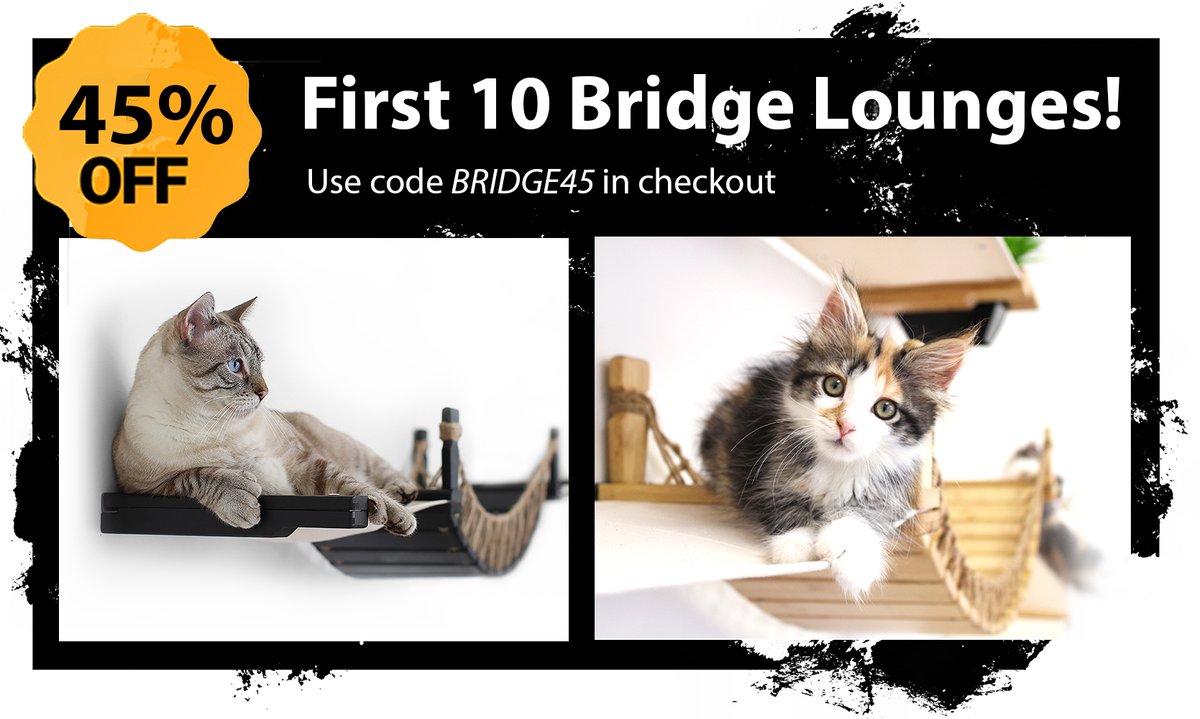 CataCreations's tweet photo. ⚡️Fan Exclusive Flash Sale!⚡️ Today’s item is our Bridge Lounge! We have 10 available at 45% off. Hurry over and use coupon code BRIDGE45 in checkout. This is just a portion of our Black Friday event. Up to 30% off everything in the shop through Monday. 
https://t.co/rYc1DodXMD https://t.co/VdfNaIkr5E