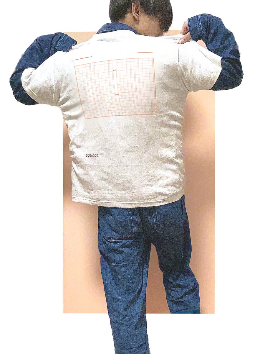 原稿用紙の柄が可愛すぎて、、Tシャツにしたいという衝動を抑えきれませんでした。