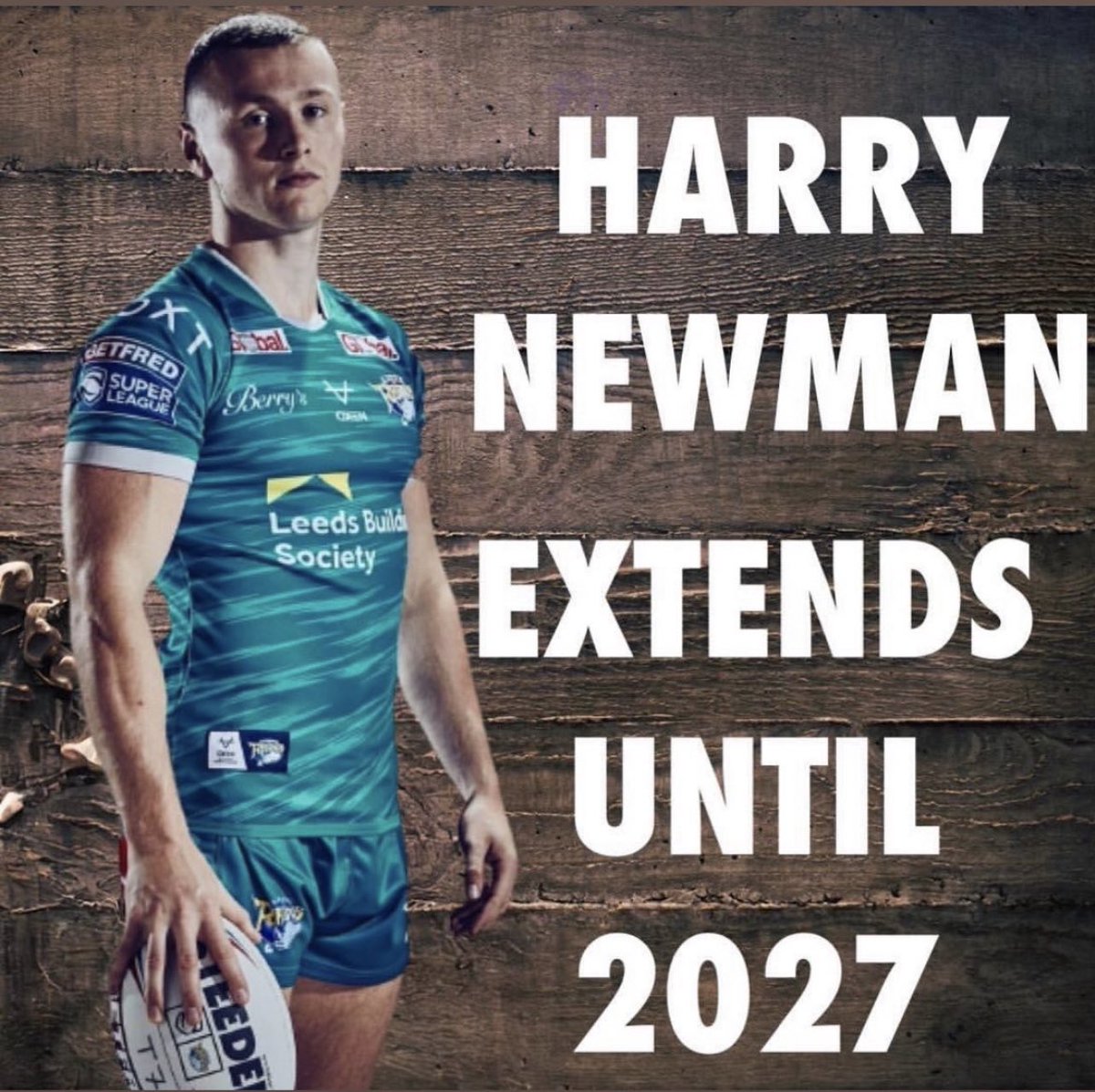 RhinosFaithful's tweet photo. Massive news for the club keeping hold of this talent! Chuffed with this deal! @Harry3Newman congrats! 💙💛 https://t.co/pLzgQpEGtd