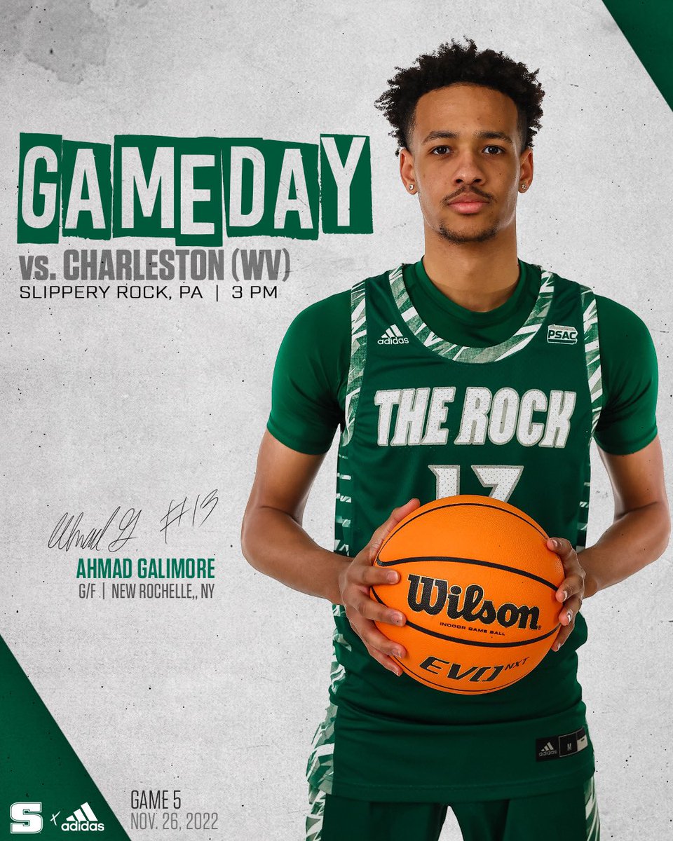 Rock_Athletics's tweet photo. MBB: Undefeated Slippery Rock (4-0) is back at home today vs. Charleston at 3 p.m. Bring a toy with you to donate to the Children's Advocacy Center of Butler County for holiday gifts for local youths in need. https://t.co/iufQzuP4VR