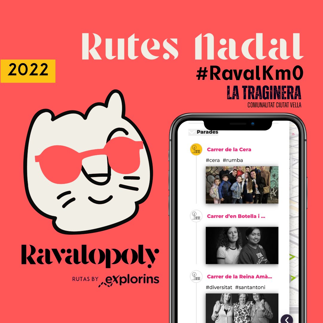 eXplorins's tweet photo. Descobreix les noves rutes d'il luminació nadalenca #RavalKm0 dins de l'univers #Ravalopoly rutas by #eXplorins ➡️ https://t.co/ejVPO7qLra 

A tu ritmo, con tu móvil y cuando quieras ✨

#socialimpact #rutassolidarias #proyectosocial #dinamización #cultura #diversidad #barcelona https://t.co/Ica1yPfgM0