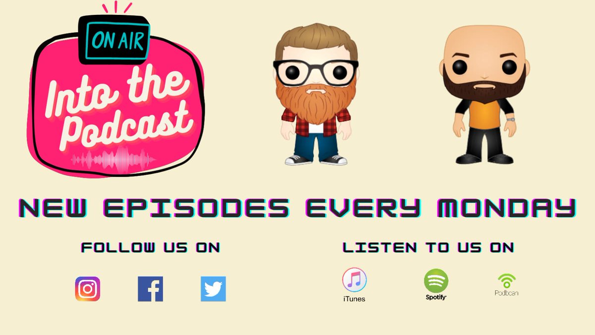 intothepod's tweet photo. New episodes every Monday. Listen on all the usual platforms. #podcast #Podbean #Spotify #iTunes #PopCulture #films #TV #Xbox #PlayStation #snackoftheweek https://t.co/ftV78auewB