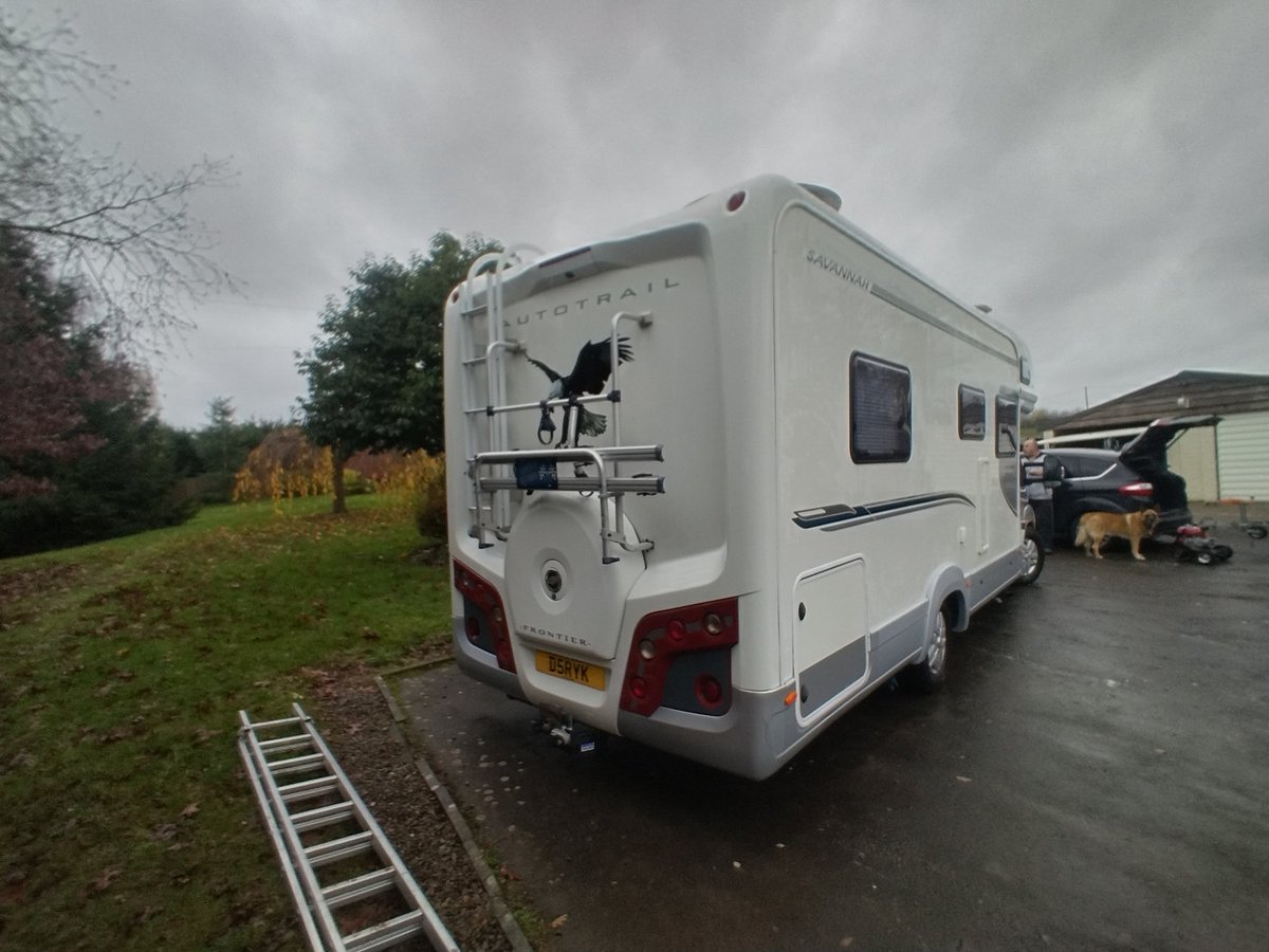Today's challenge and we smashed it completed a camper van before and after #clean #wax #camper #valet2022 #washed #happycustomer