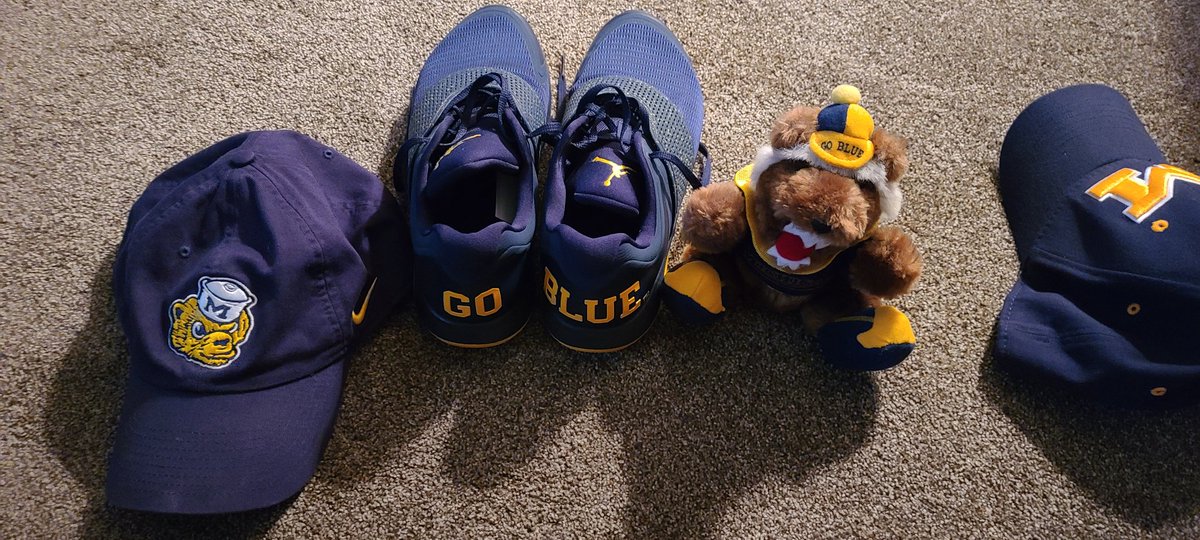 TeamBanzai2011's tweet photo. Broke out the sneakers today!!#GoBlue #Hail https://t.co/A3ewgfbSOo