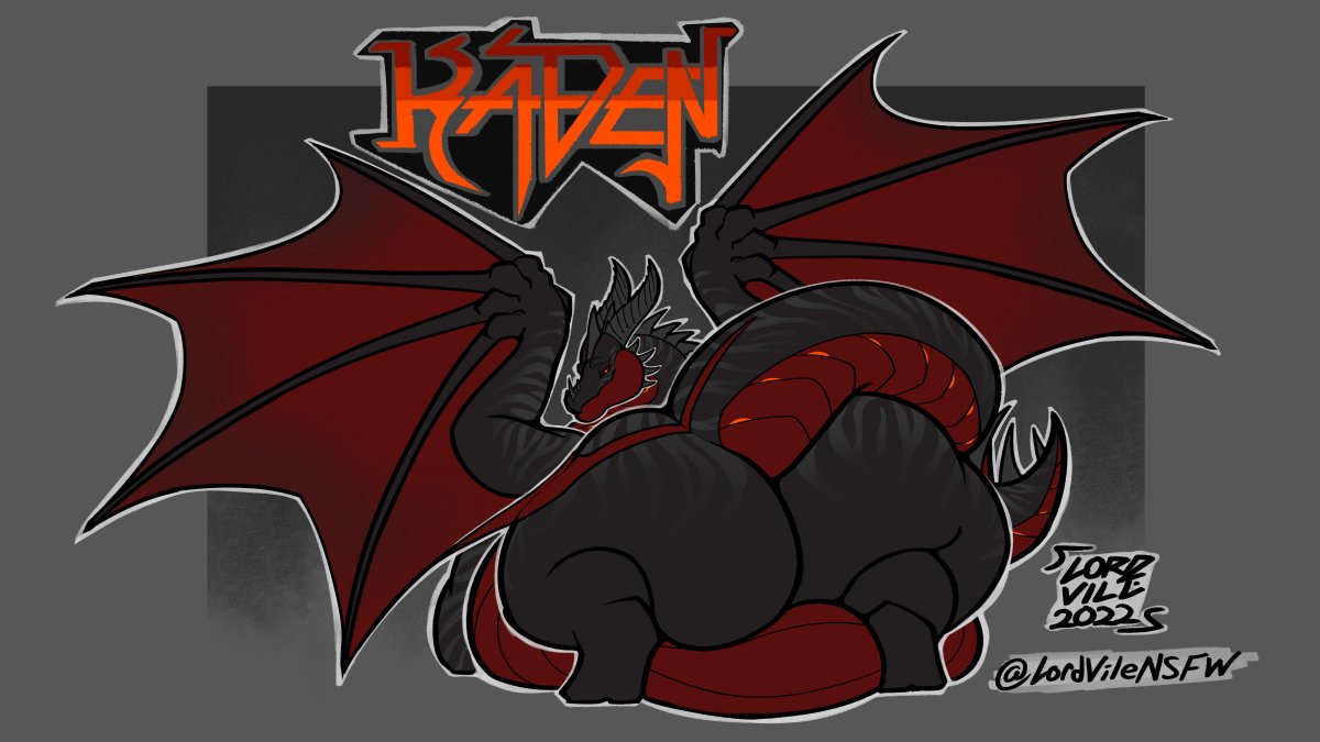 Kaden has put on some serious weight. He's awfully keen on making sure you get a good look at his regal new figure.

Lineflat for the benevolent Lord <a href="/red_kaden/">Kaden the Red</a>