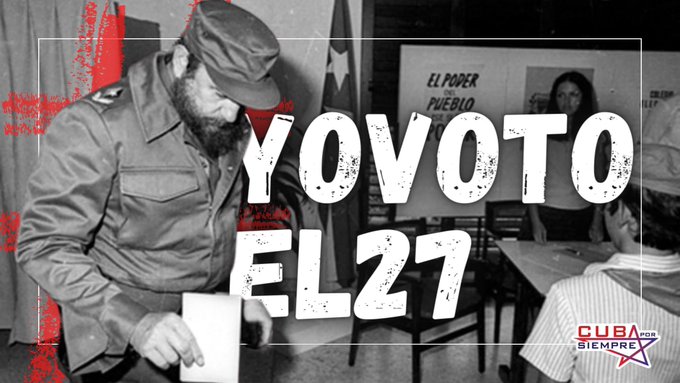 CubacooperaveG's tweet photo. Yo voto por Cuba. . #YoVotoEI27 #CubaPorLaVida @cubacooperaven @minsapcuba #Cuba @CubCooperaVeGua @CubacooperaveG #VoluntadDeElegir https://t.co/MDgY1RRuAl