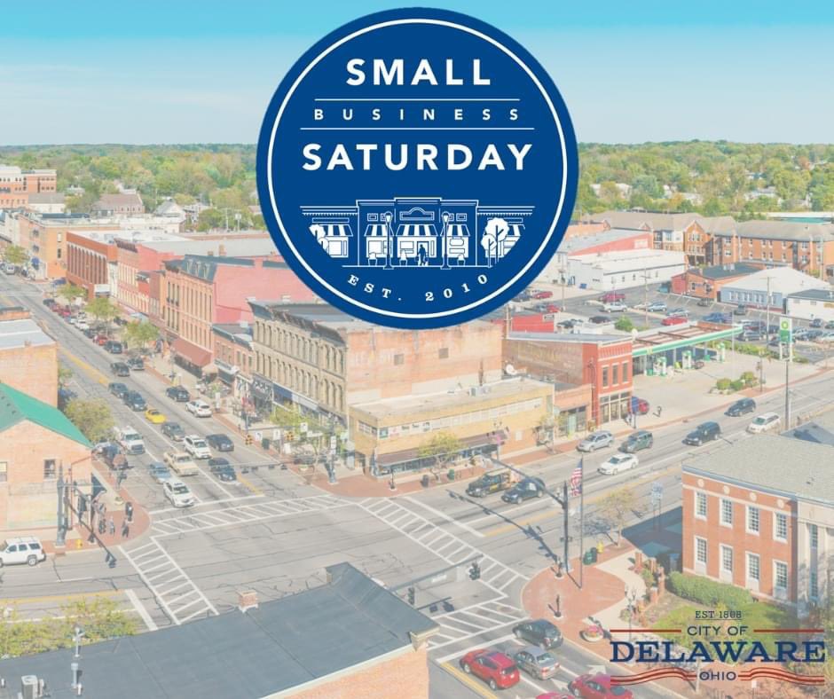 Today is Small Business Saturday, and the City of Delaware supports the local businesses that make our community a vibrant and engaging place to be! Thank you for all that you do! 
-
-
#smallbusinesssaturday #cityofdelaware #delawareohio #shoplocal #smallbusiness #supportlocal