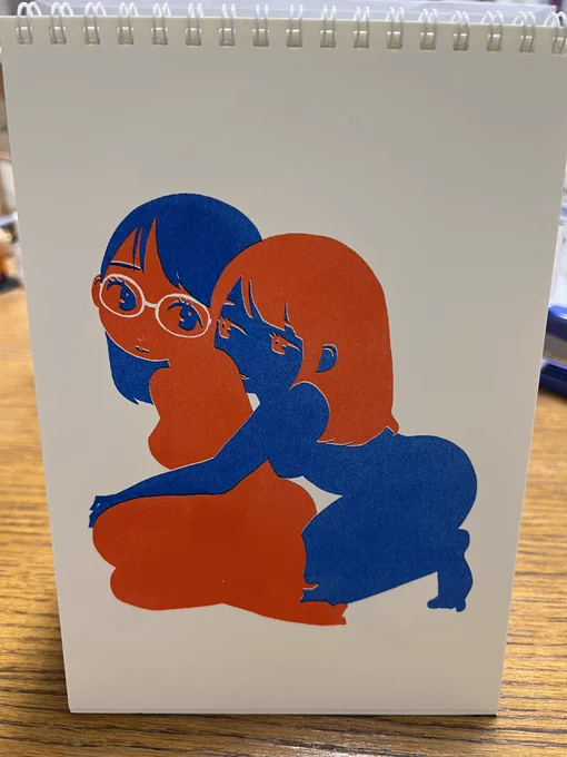トランスポップギャラリーでの個展「R&amp;B」で販売したトランスポップ謹製リソグラフ画集「RB18」を限定販売します。#コミティア142 E06b「ゆるゆるブックス」 