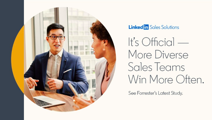 inclusale's tweet image. Inclusale is all about winning in sales and advocates for sales diversity within organizations because the stats continue to support the benefits. If you're not convinced yet, check out this insightful Forrester Research: bit.ly/3OpaBT1

#Inclusale