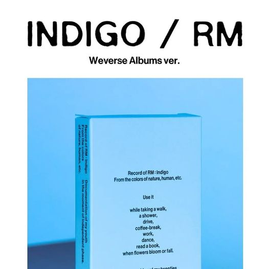 DdaengPortal's tweet photo. RM - Indigo (PREORDER)
(Please be aware: This item will not be dispatched until after December 5th 2022 and may not arrived until after the New Year.)
#BTS #RM #Solo #Bangtan #Ddaeng #Kpop #Kshop
https://t.co/cTEO8bQfdL https://t.co/RYy4tU3g1t