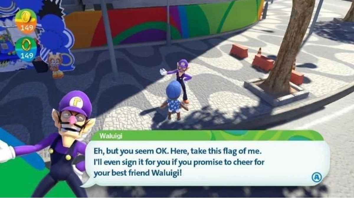 Pikmin411's tweet photo. Waluigi is my BEST friend :) https://t.co/GzYJrkwuD6