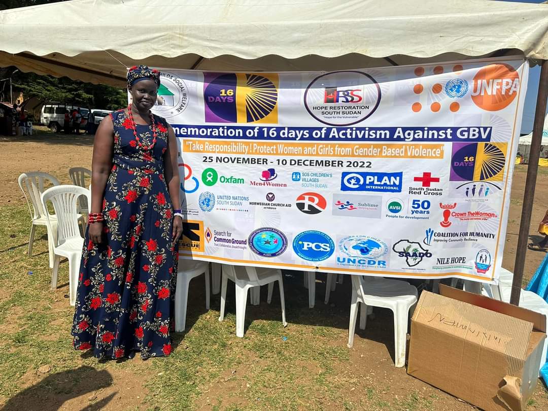 HopeRestoratio3's tweet photo. Well Represented in all locations #Juba_HQ, #Mayom, #Fangak, #Mayendit, #Rumbek, #Bentiu and #Leer during commemoration of #16DaysOfActivism In partnership with @UNFPASouthSudan creating an environment where women and girls not only survive but thrive & dream their full potential https://t.co/sg05fXUkut