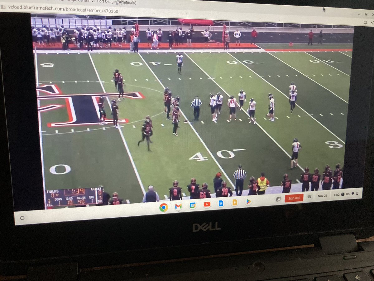 Kassie Gravely (@fohsgravely) on Twitter photo Thankful for the streaming of the <a href="/FortOFootball/">Fort Osage Indians</a> semi-final game against Cape Central, but missing <a href="/KFOI_News/">FOHSBroadcasting</a> telling me what’s happening when I can’t hear the PA announcer. What a special gift we have in our news crew. Thankful for the streaming of the <a href="/FortOFootball/">Fort Osage Indians</a> semi-final game against Cape Central, but missing <a href="/KFOI_News/">FOHSBroadcasting</a> telling me what’s happening when I can’t hear the PA announcer. What a special gift we have in our news crew.