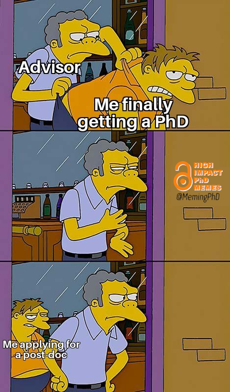 MemingPhD's tweet photo. Follow MemingPhD on Instagram: https://t.co/GiuZnyPXhF

#PhD #phdlife #phdmemes #phdchat #phdforum #AcademicTwitter #AcademicChatter #academia #research #phdvoice #postdoc https://t.co/V9Vb0SC4cz