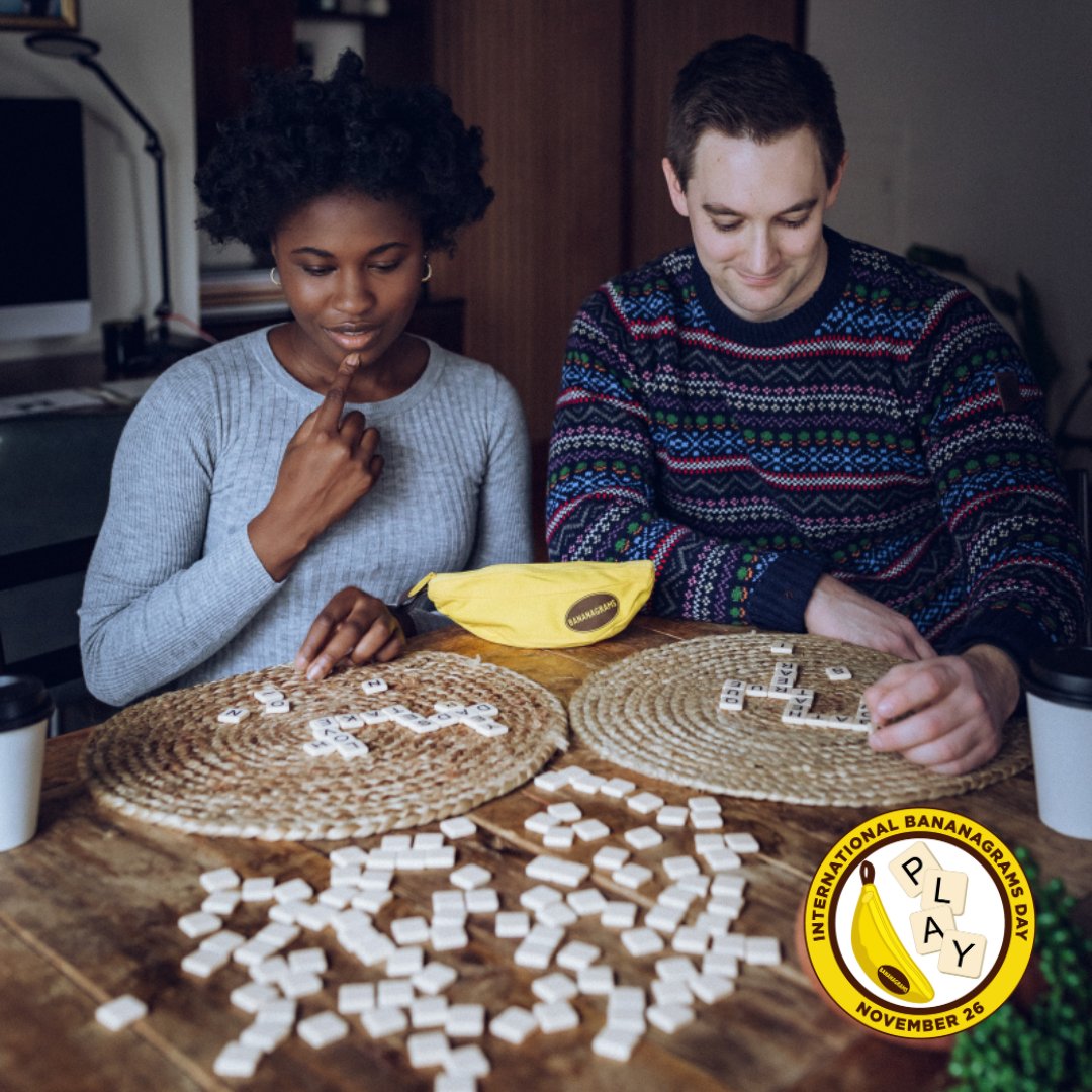 Scripps National Spelling Bee (@scrippsbee) on Twitter photo During a season full of festivities, there's one more reason to celebrate. It's International <a href="/bananagrams/">Bananagrams Inc.</a> Day! Join in the fun by learning more about this special day at nationaldayarchives.com/day/internatio… During a season full of festivities, there's one more reason to celebrate. It's International <a href="/bananagrams/">Bananagrams Inc.</a> Day! Join in the fun by learning more about this special day at nationaldayarchives.com/day/internatio…