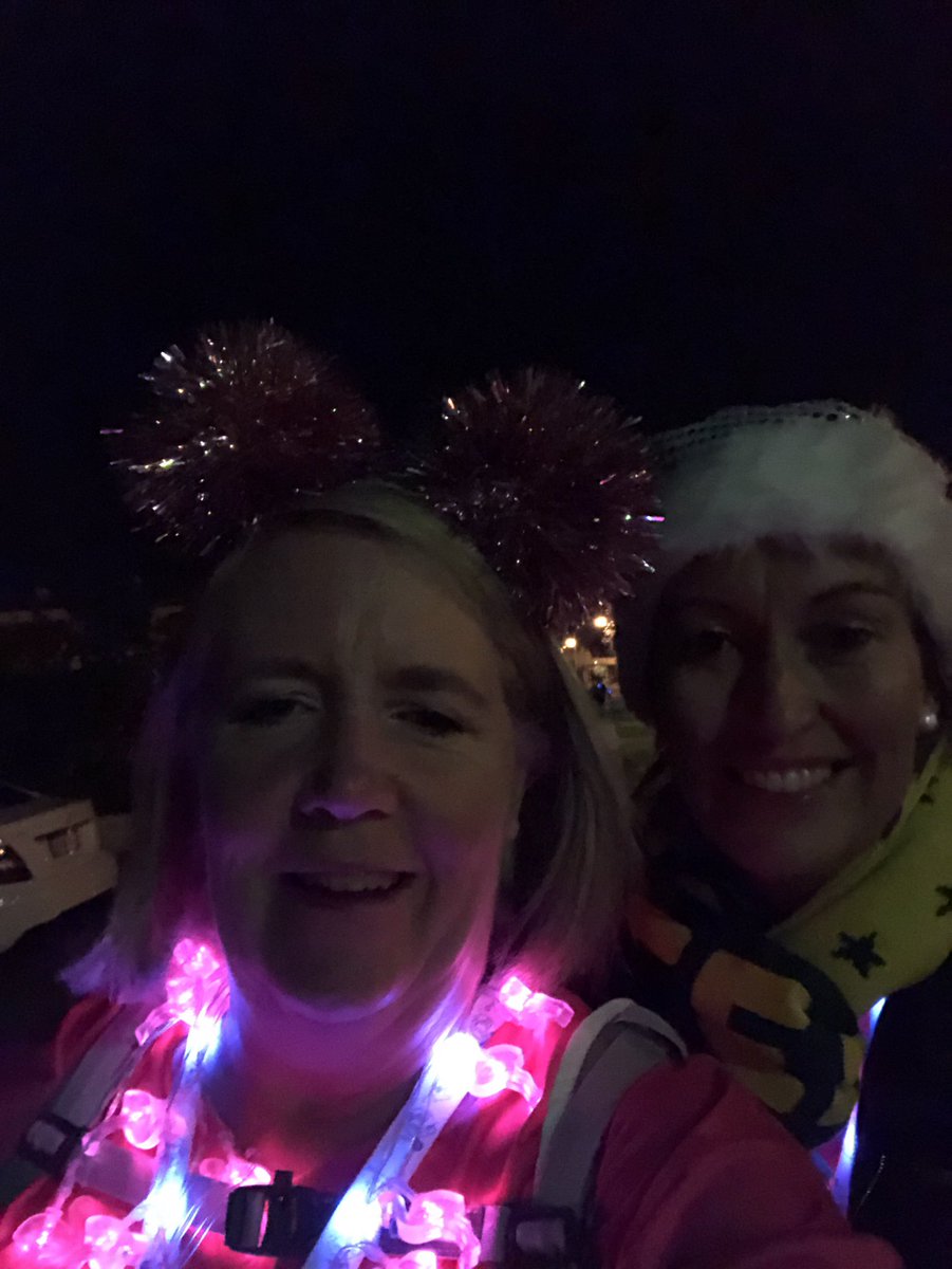 It’s 3.30 am and we are 37 kilometres done on our Up All Night marathon walk…5 kilometres to go..whoop whoo whoop