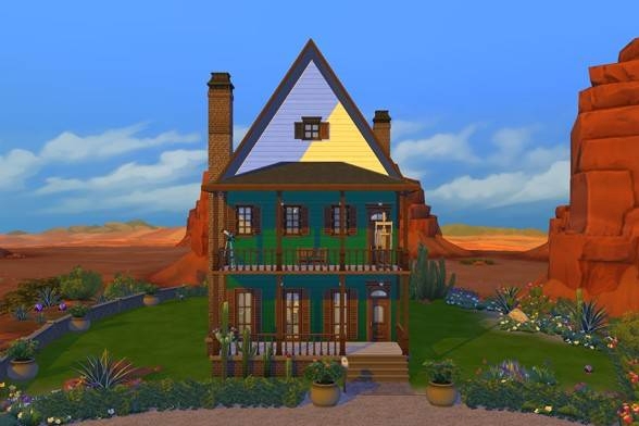 RadiantGypsy_'s tweet photo. I just shared the Creek Corner Cove Lot on #TheSims4 Gallery! #ShowUsYourBuilds #StrangerVille #Sims4 https://t.co/EOuhzDq5Qo