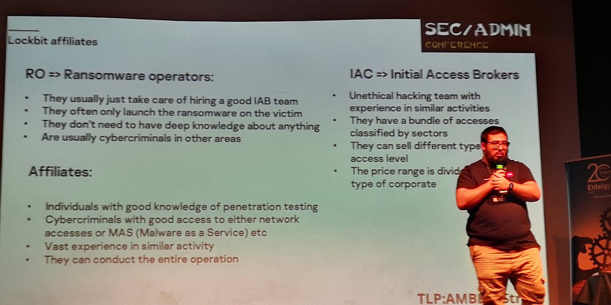 ajnevado's tweet photo. Modelo empresarial, organizacional, marketing, así como ofertas de empleo de afiliados de #lockbit #RaaS. Charla de @Seifreed Marc Rivero. #secadmin2022 https://t.co/SBfJIZqSrV