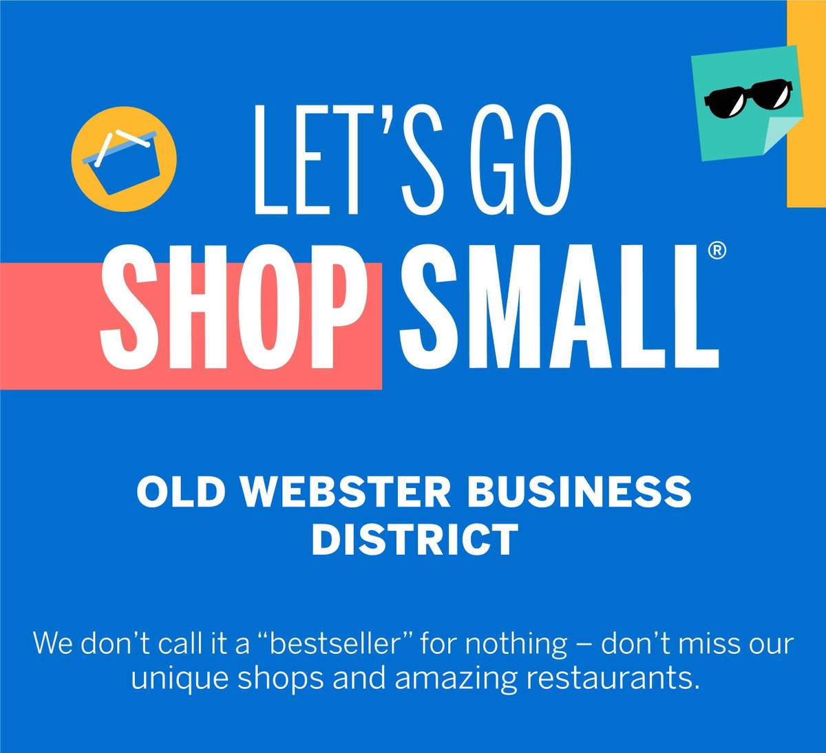 Lots of great deals at our Old Webster Locally-Owned businesses on #SmallBizSat
#ShopSmall