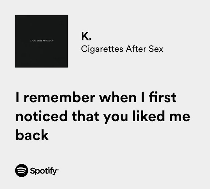 Lyrics You Might Relate To On Twitter Cigarettes After Sex