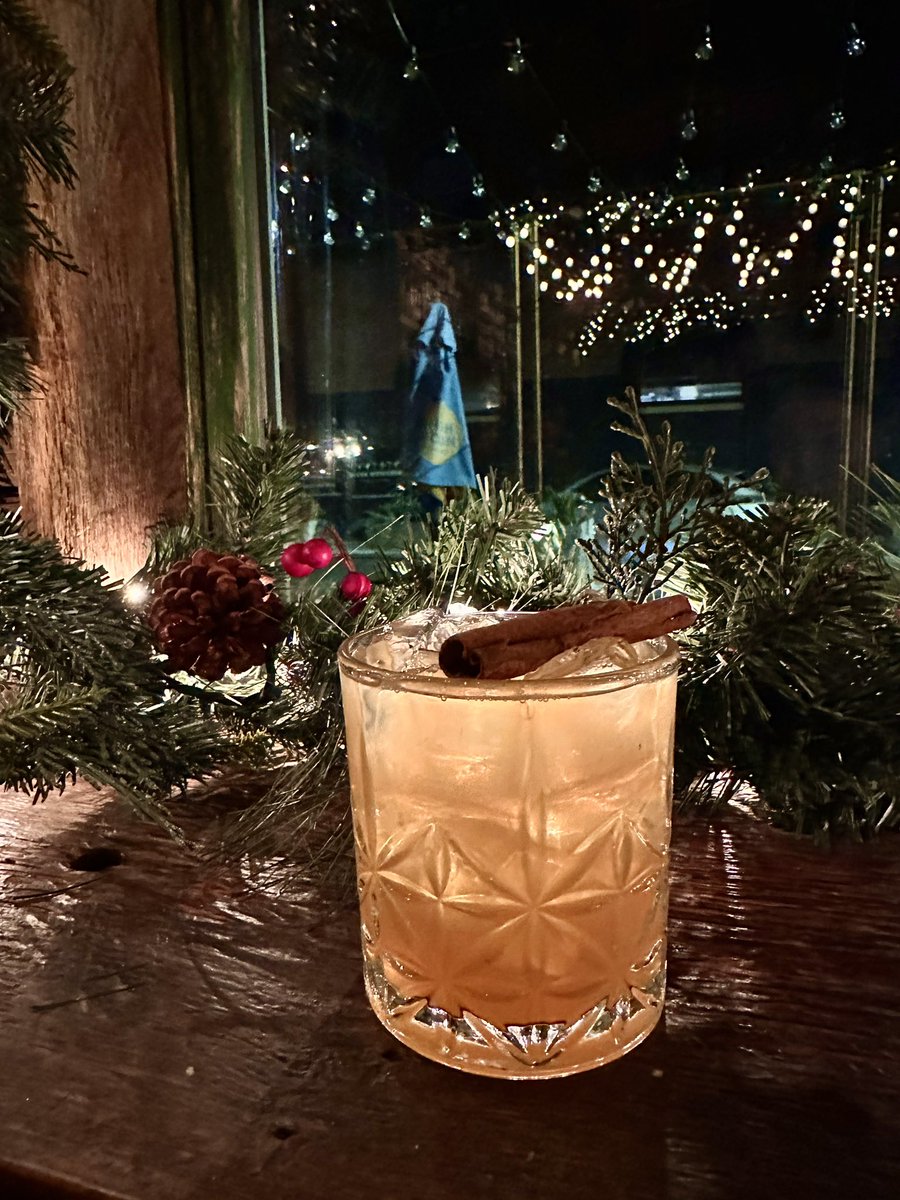 Enjoying a <a href="/blackinfusions/">Black Infusions</a> holiday cocktail. The recipe of Black Fig Vodka, Gin and Apple Cider is perfect for this time of year.