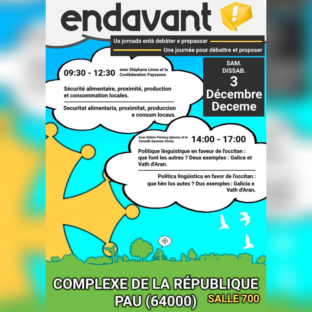 LibertatOc's tweet photo. Endavant: Ça vietz numerós e numerosas lo 3 de deceme a Pau!

#Endavant #Libertat #Pau #Bearn #Gasconha #Occitània #PaísOccitans https://t.co/euG831goAn