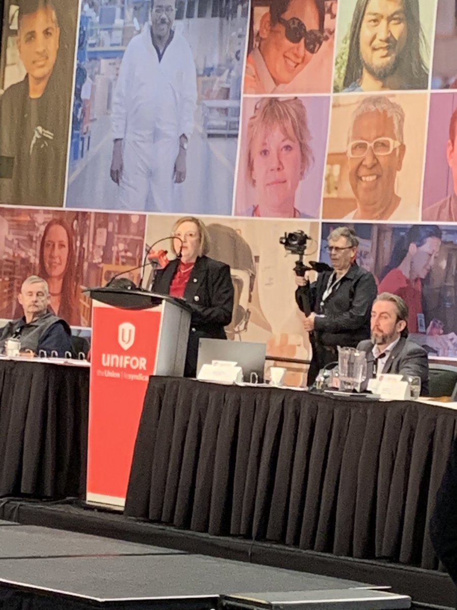 President ⁦@Lanampayne⁩ welcomes all delegates at #BCRC Council, “we should never shy away from speaking the truth, when worker’s livelihoods are at stake”