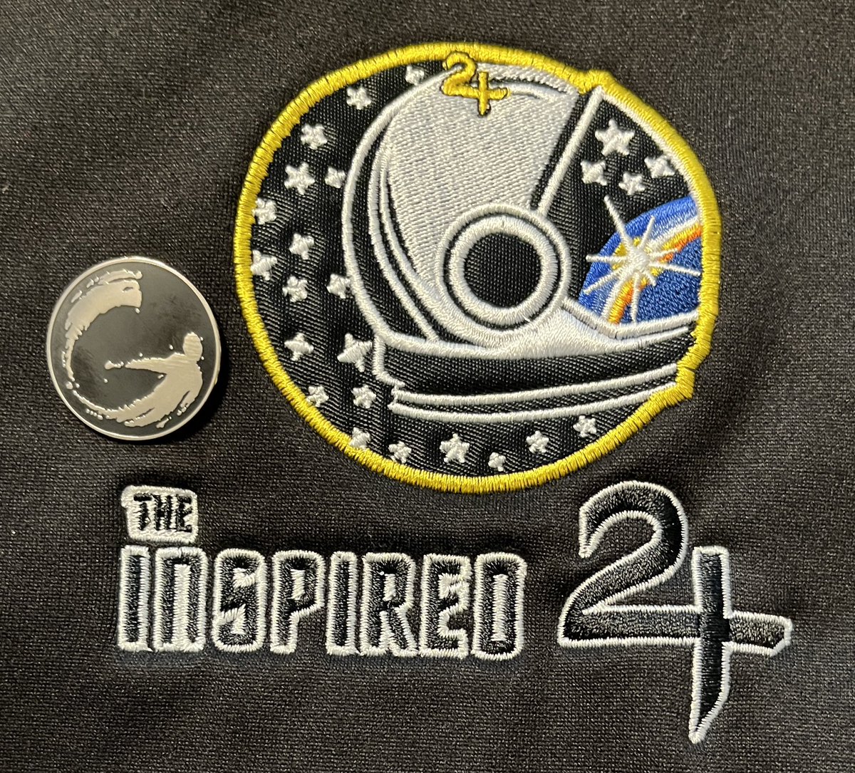 aparrisx's tweet photo. I just received my @GoZeroG pin!Experiencing microgravity again was just spectacular & unlike any other feeling in the world! Shout out to my Zero-G buddies! 🚀🌏🌎🌍 @spaceplusnft #theinspired24 #gozerog #gozerogravity #NASA #Space #astronaut #wearespacehero @wearespacehero https://t.co/Wrr4sDZHFP